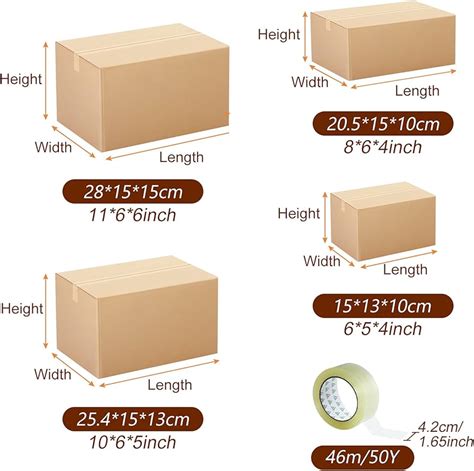 what is the dimenstions of a metallic consignment box|box sizes chart.